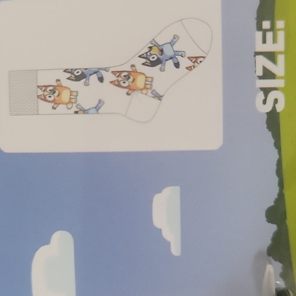 Bluey Crew Socks - Picture 2 of 3